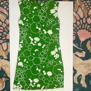 Vintage mod sleeveless sheath dress. Possibly homemade.